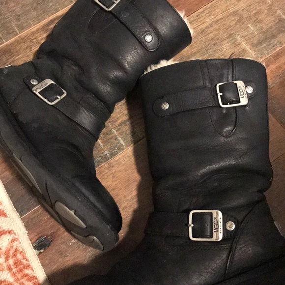 leather ugg boots